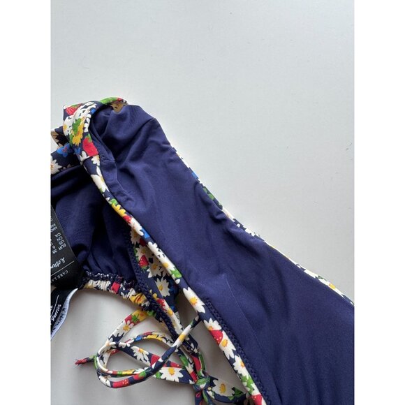 & OTHER STORIES Floral Strawberry 2pc Triangle Halter Bikini Set, Size 6/8 - Picture 10 of 14